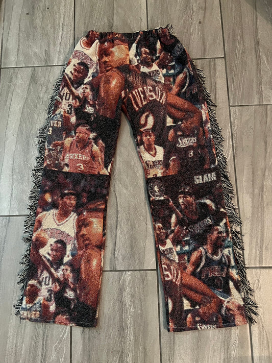 Custom Tapestry Pants "Allen Iverson"