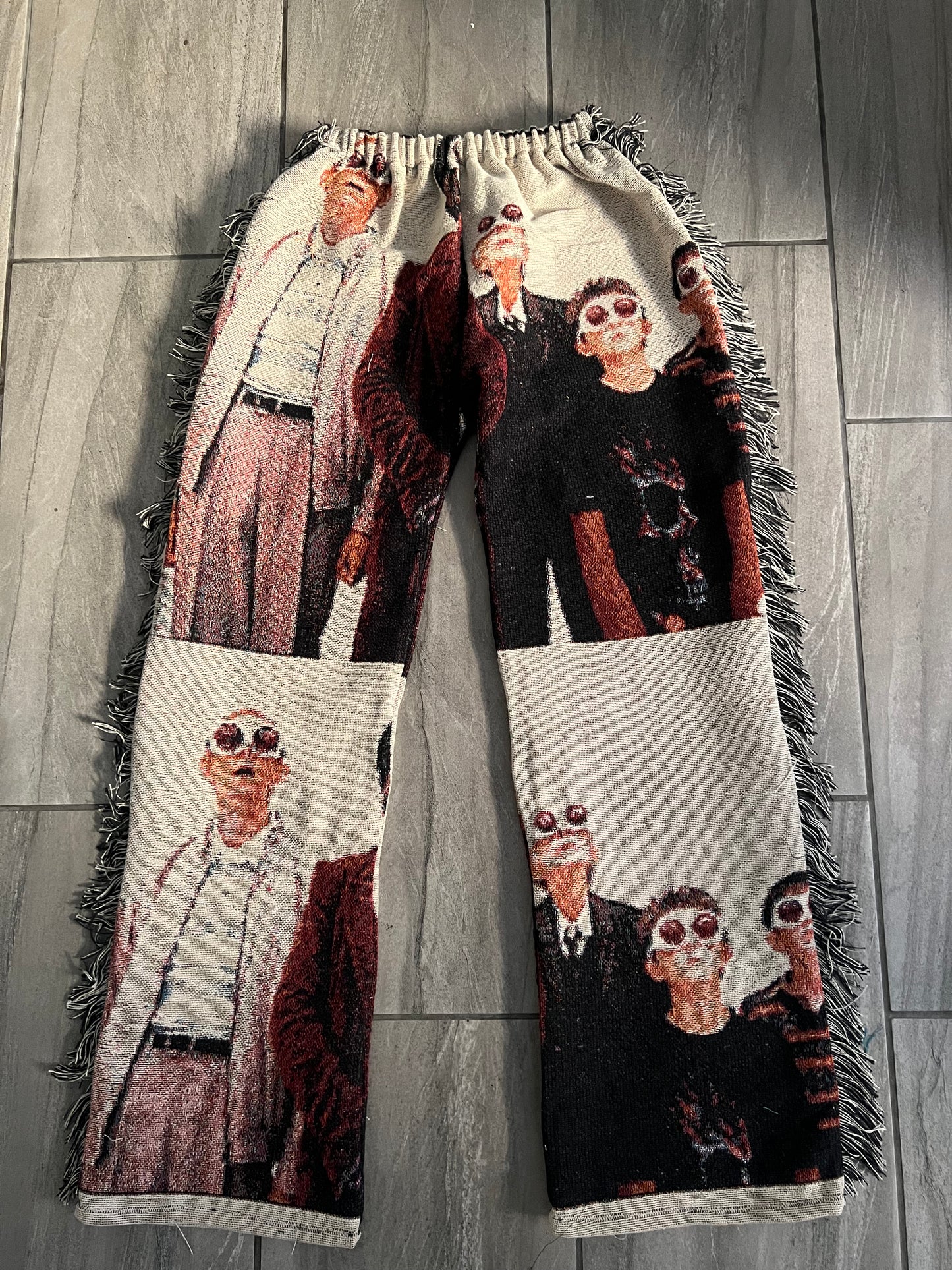 Custom Tapestry Pants "Willy Wonka"